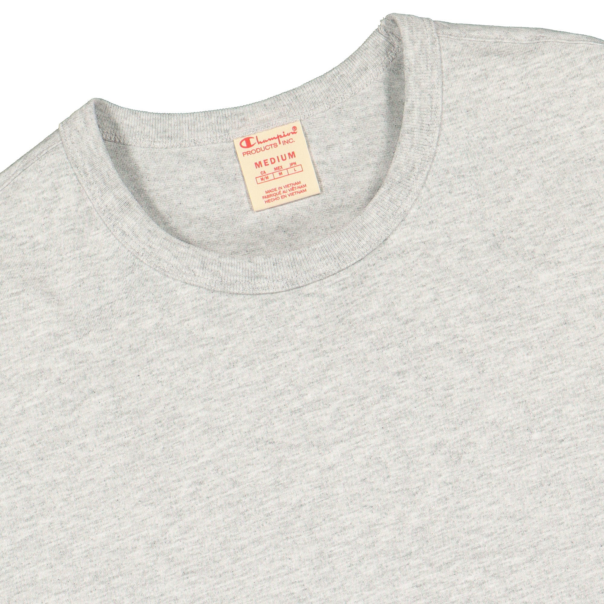 Champion Crewneck T-Shirt Grey T-Shirts Close-up | Overkill