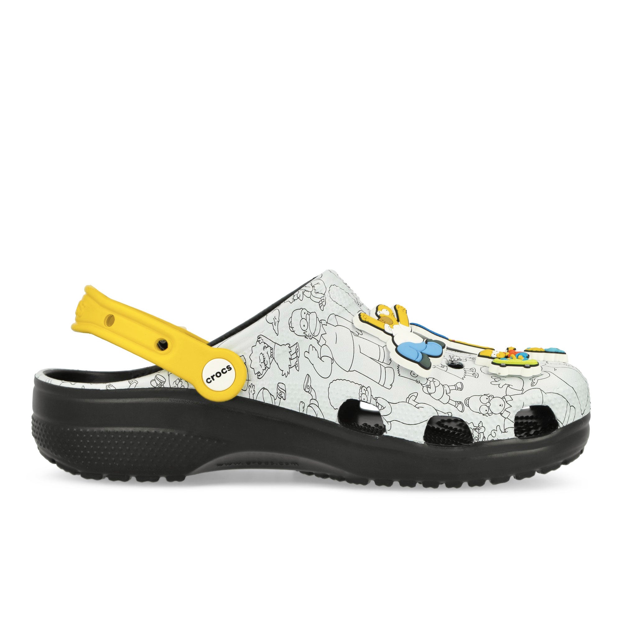 Crocs The Simpsons Classic Clog Multicolor Slides, Sandals & Slippers Silhouette | Overkill