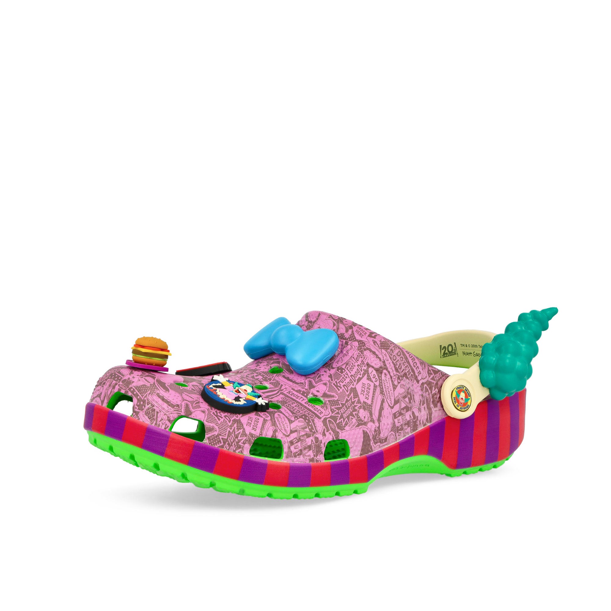 Crocs The Simpsons Krusty The Clown Classic Clog Multicolor Slides, Sandals & Slippers Detailfoto | Overkill