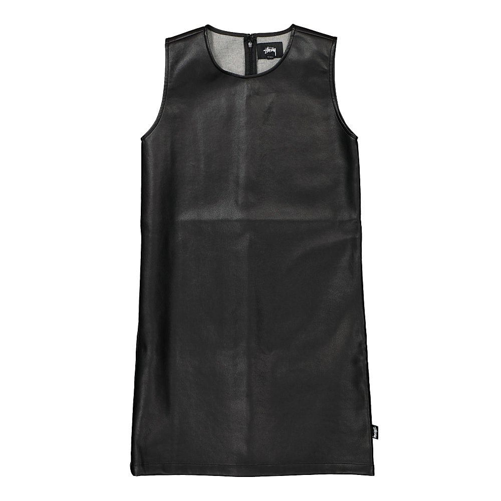 Stussy Wmns PU Shift Dress Black Dresses 211184 | Overkill