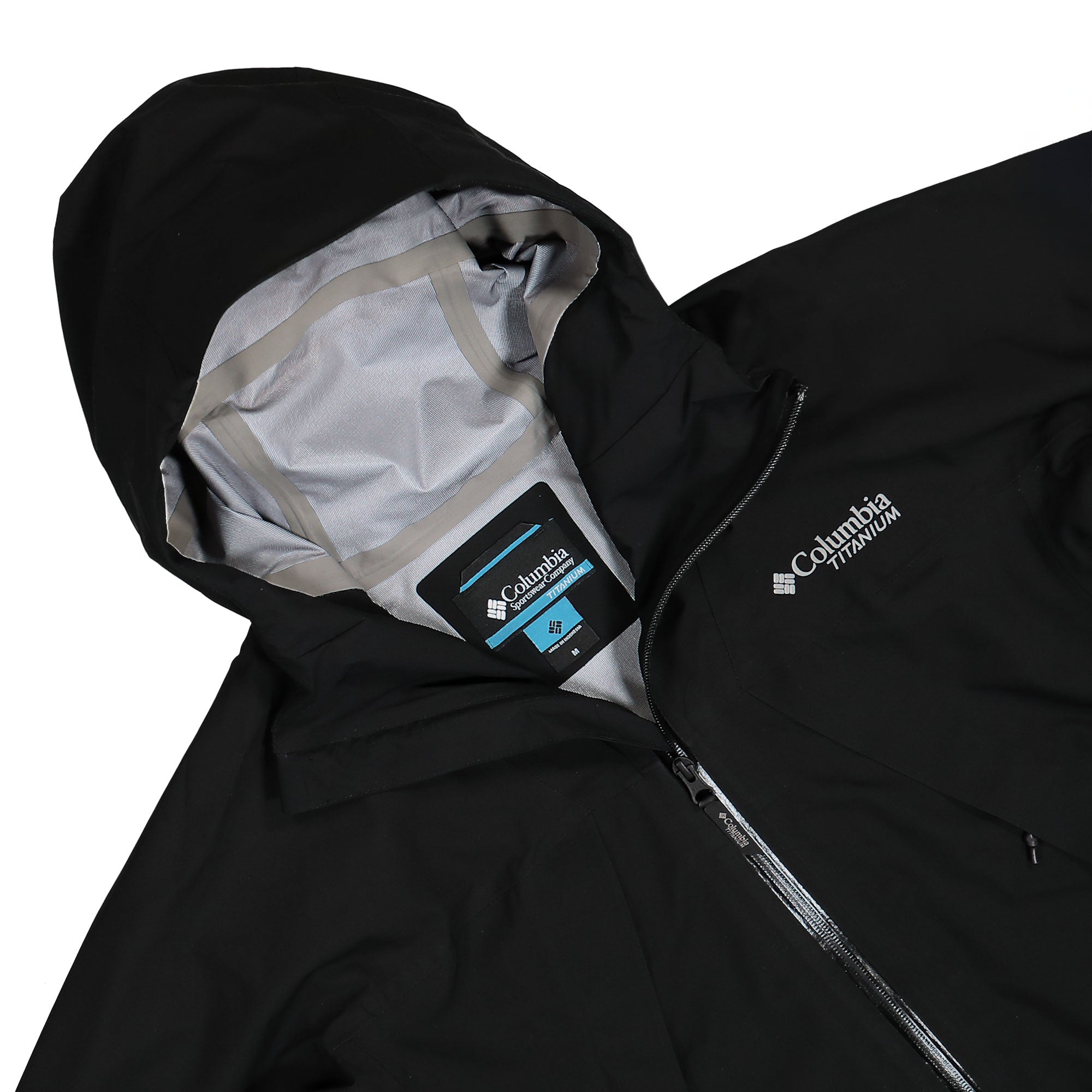 Columbia Northwest Explorer 3 Black Windbreaker Close-up | Overkill