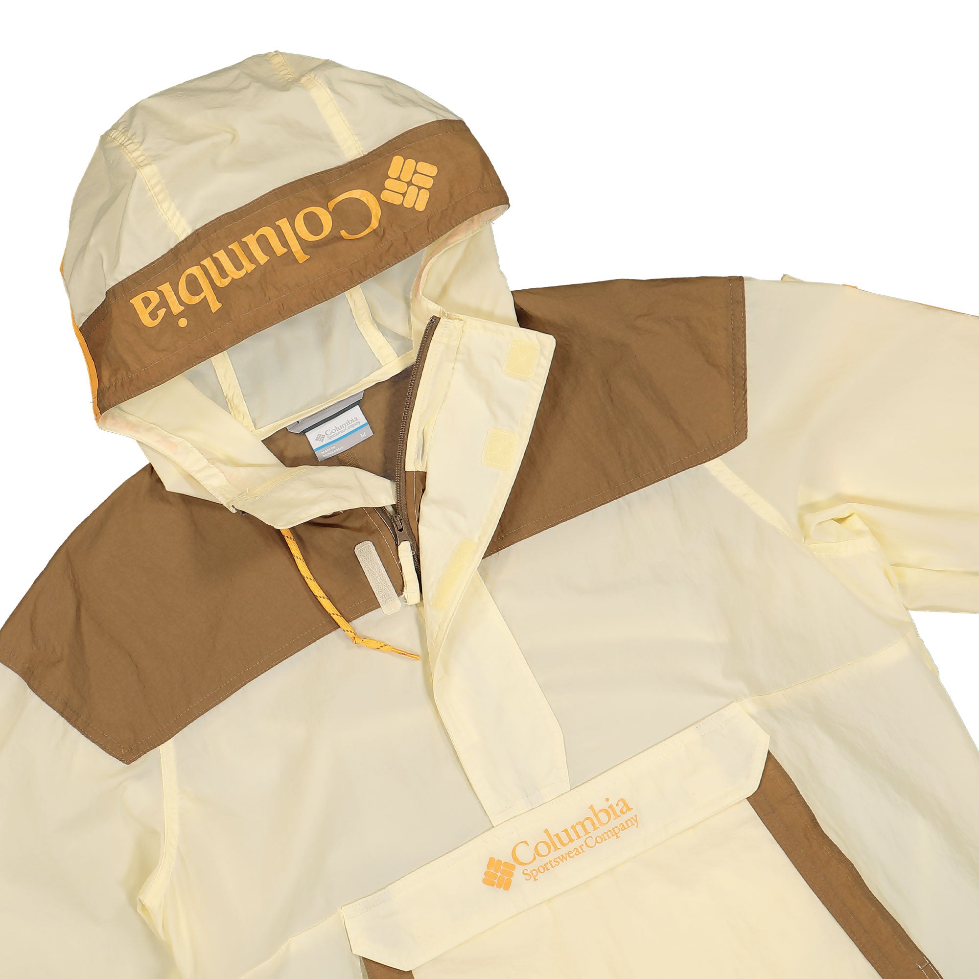 Columbia Challenger Windbreaker Anorak Lemon Wash, Delta Windbreaker Close-up | Overkill