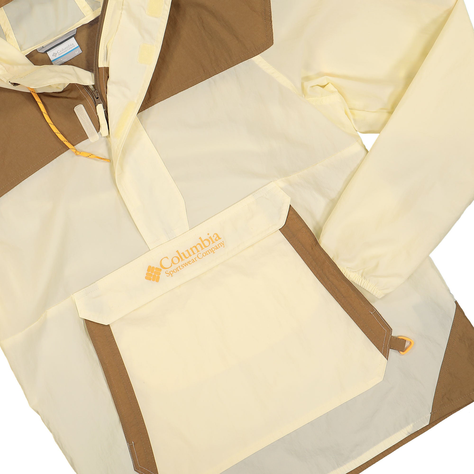 Columbia Challenger Windbreaker Anorak Lemon Wash, Delta Windbreaker Detailfoto | Overkill