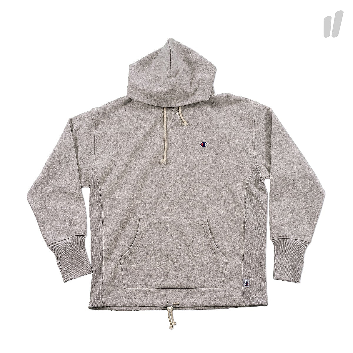 Champion Hooded Sweatshirt Heather Grey Hoodies 211891S18 EM004 | Overkill