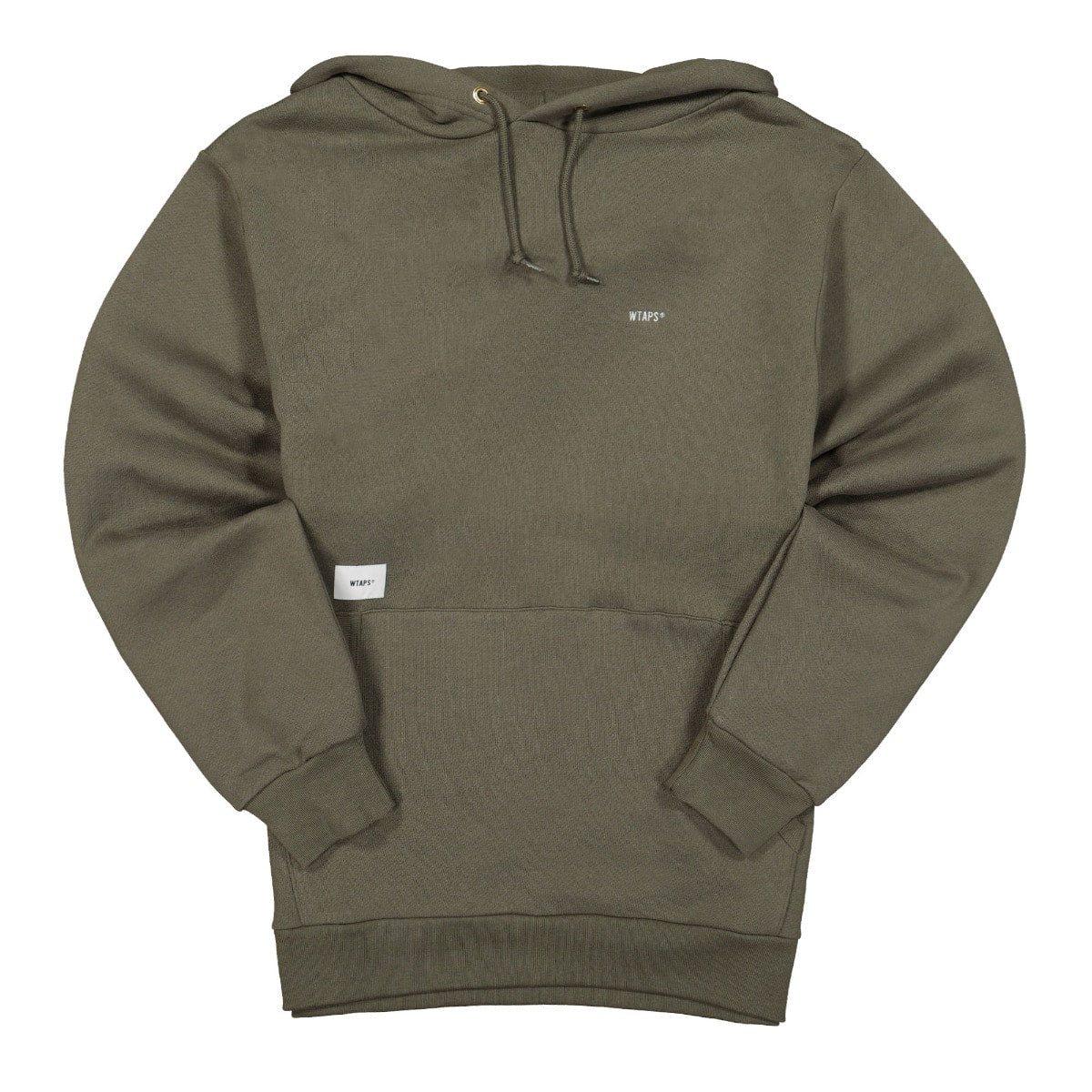 WTAPS Flat Hooded Sweatshirt Olive Drab Hoodies 211ATDT-CSM10 | Overkill