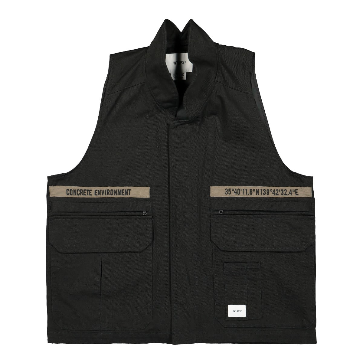 WTAPS Rep Vest Black Vests 211BRDT-JKM03 | Overkill