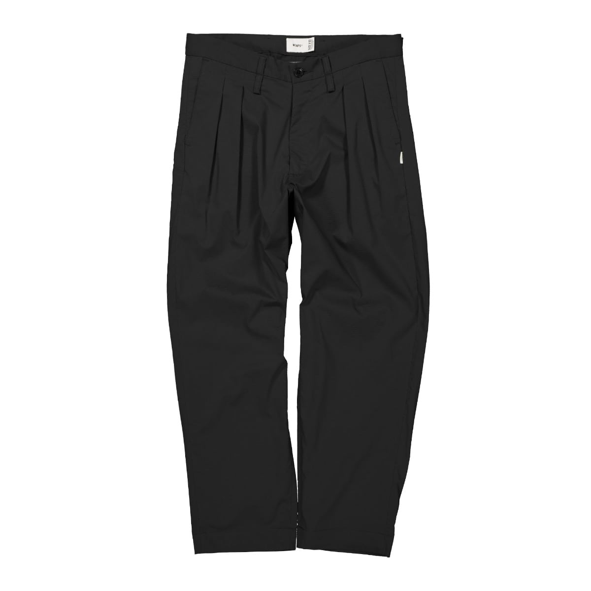 WTAPS Tuck 01 Ripstop Coolmax Trousers Black Casual Pants 211TQDT-PTM01 | Overkill