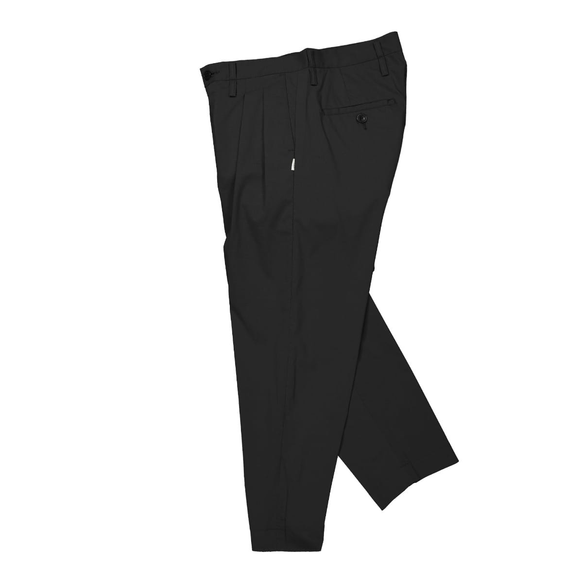 WTAPS Tuck 01 Ripstop Coolmax Trousers Black Casual Pants Close-up | Overkill
