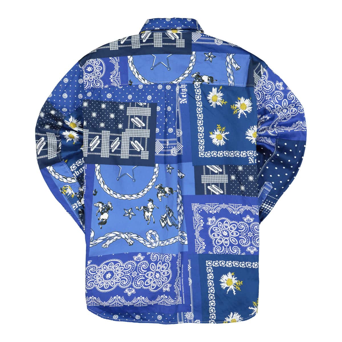 Neighborhood Bandana Shirt Navy Shirts Material | Overkill