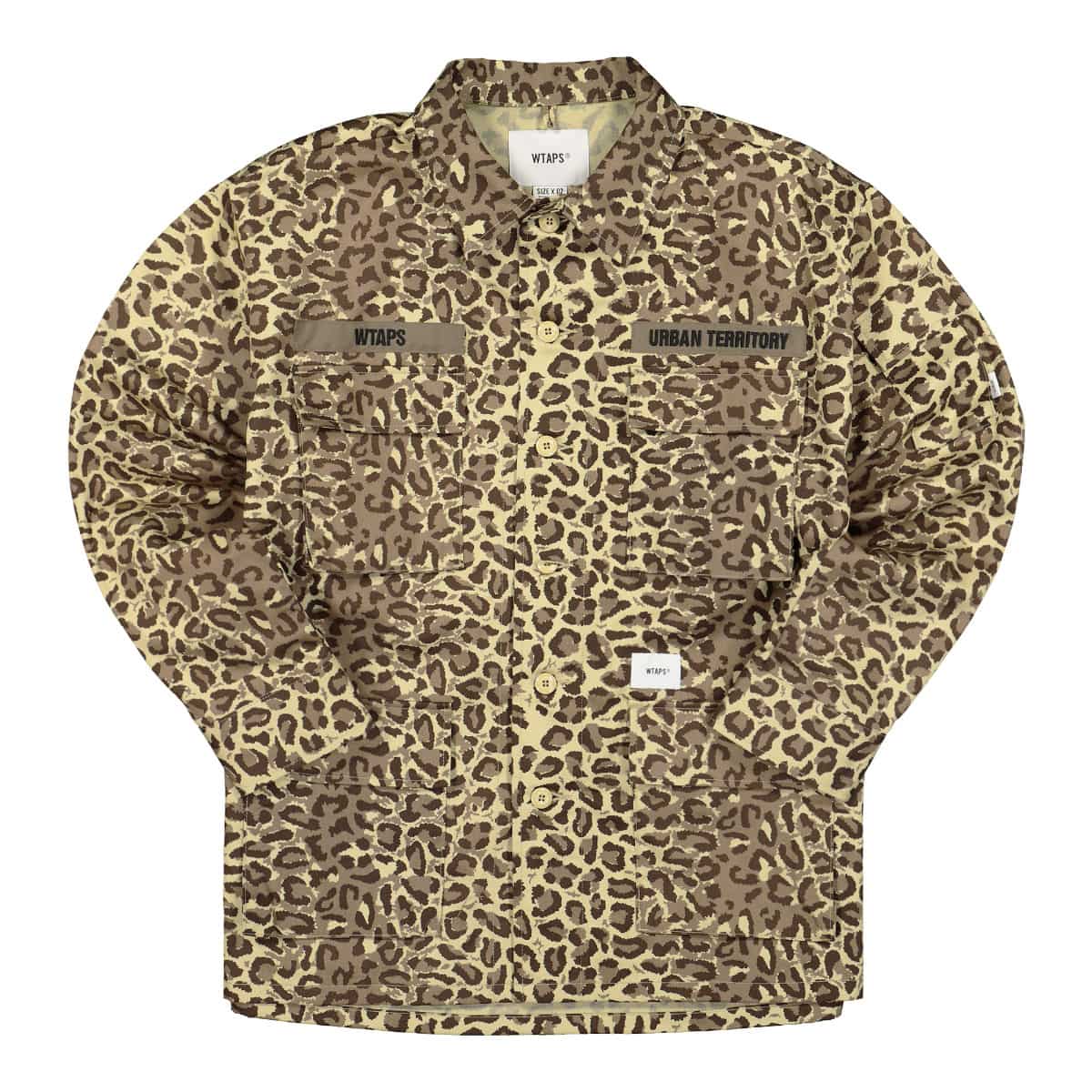 WTAPS Jungle 01 Camo Long Sleeve Shirt Beige Shirts 211WVDT-SHM02 | Overkill
