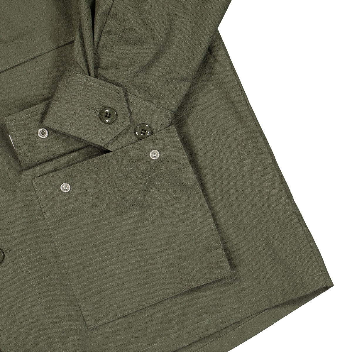 WTAPS Jungle 02 Ripstop Shirt Olive Drab Shirts Detailfoto | Overkill