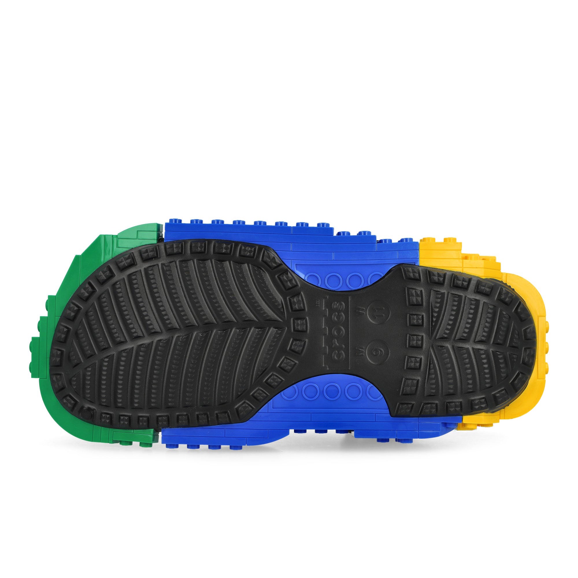 LEGO x Crocs 4LW Masterbrand Clog Multicolor Slides, Sandals & Slippers 212388-90H Detail View 1 | Overkill