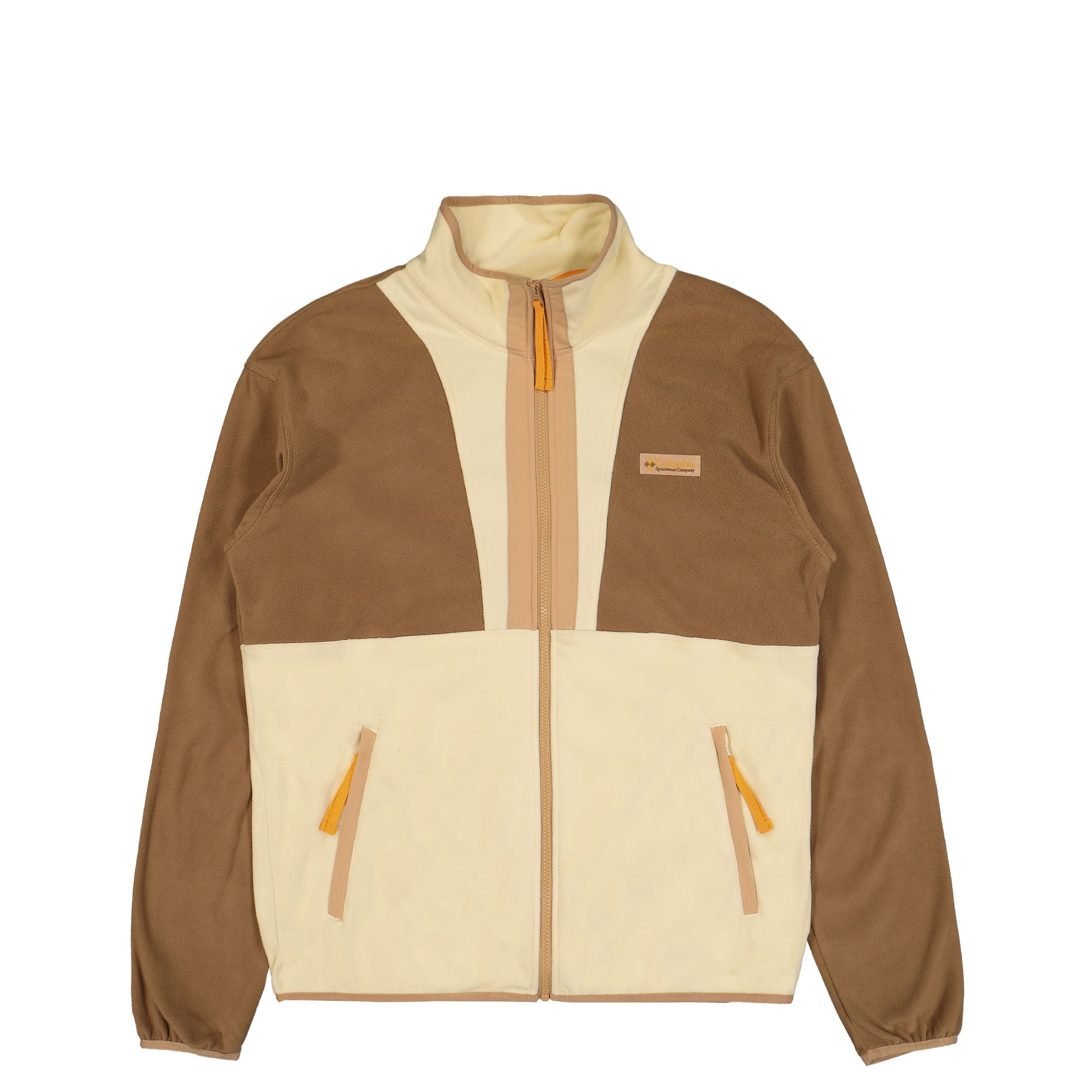 Columbia Backbowl II Lightweight FZ Fleece Delta, Lemon Wash Fleece Jackets 2126241257 | Overkill