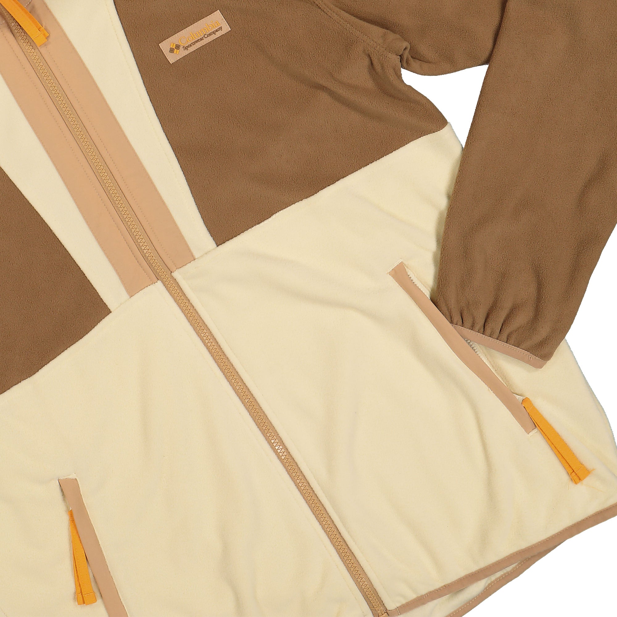 Columbia Backbowl II Lightweight FZ Fleece Delta, Lemon Wash Fleece Jackets Detailfoto | Overkill