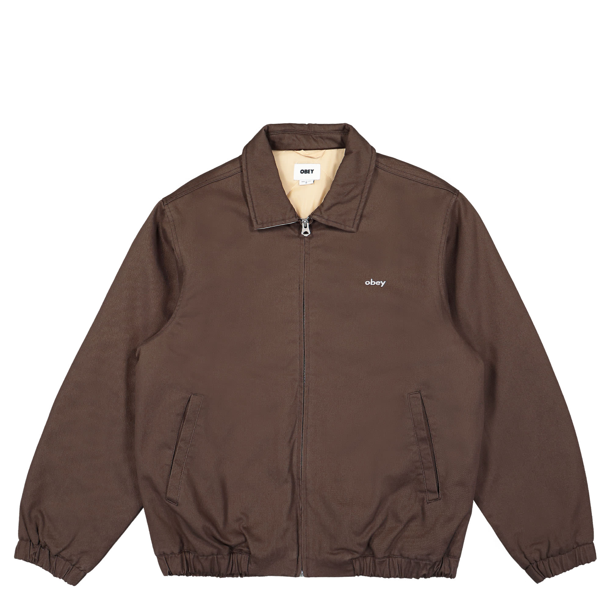 Obey Leimert Jacket Dark Brown Jackets 121800540 / Dark Brown | Overkill
