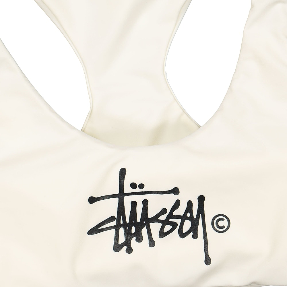 Stussy Sunset Swim Top White Swimwear Close-up | Overkill