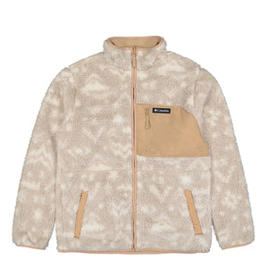 Columbia Winter Pass Reversible Fleece Canoe, Dark Stone, Peaked Tonal Fleece Jackets 2135651262 | Overkill