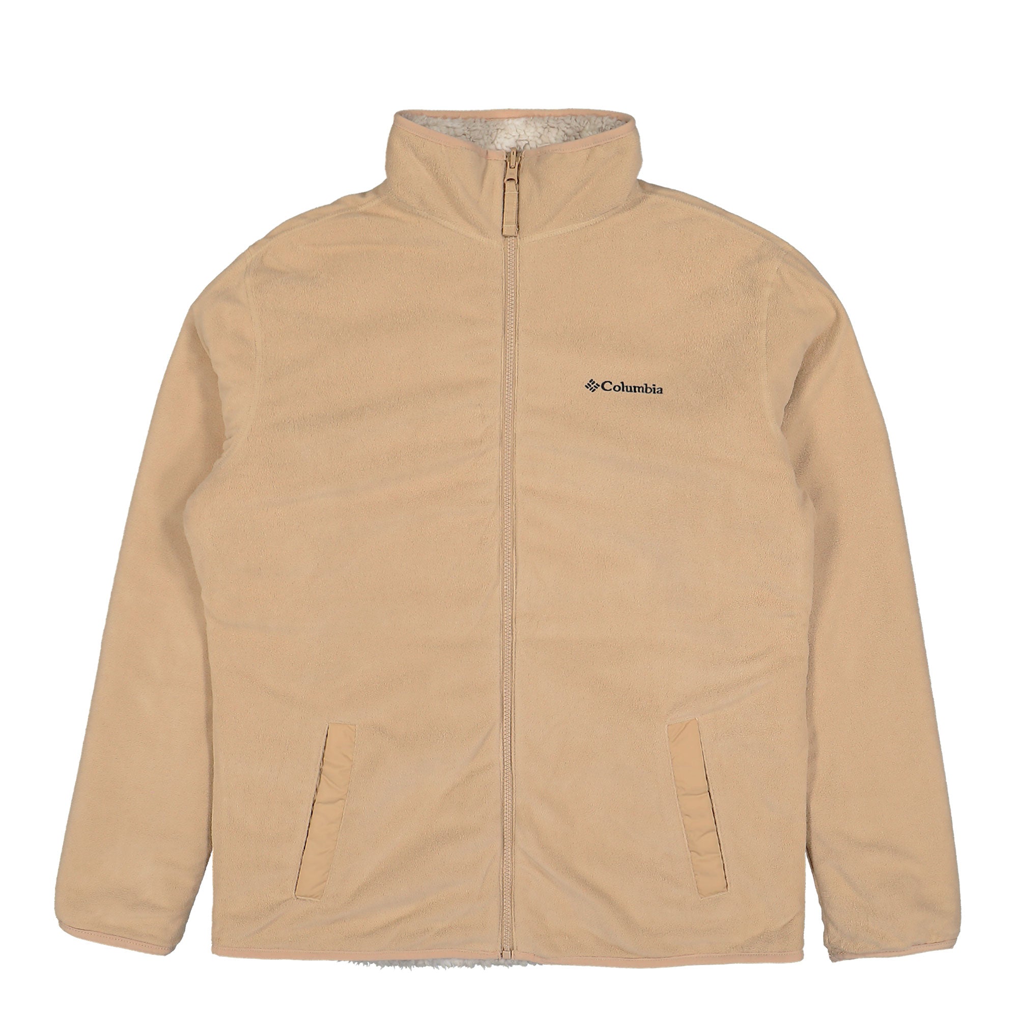 Columbia Winter Pass Reversible Fleece Canoe, Dark Stone, Peaked Tonal Fleece Jackets 2135651262 Detail View 5 | Overkill