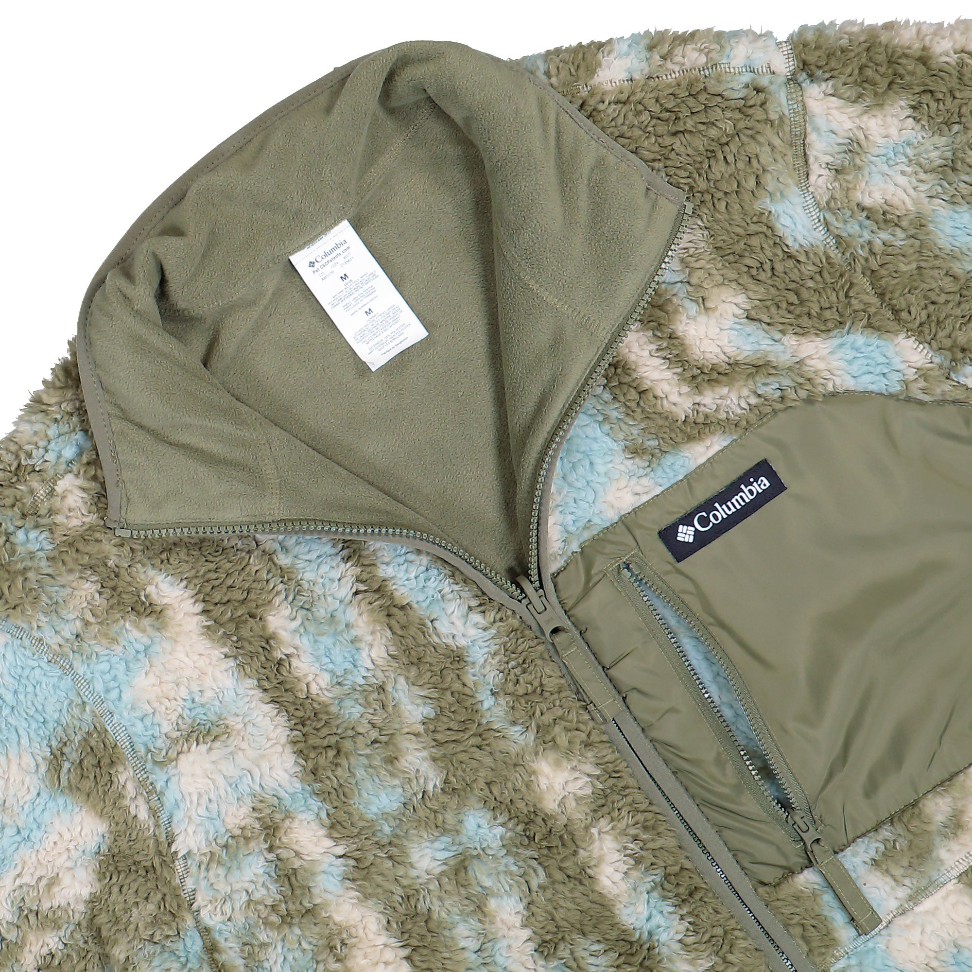 Columbia Winter Pass Reversible Fleece Stone Green, Tracks Fleece Jackets 2135651397 Detail View 1 | Overkill