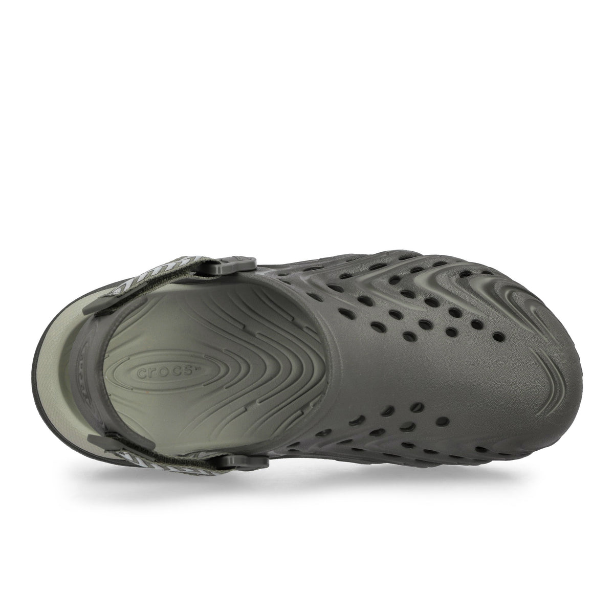 Crocs Echo II Clog Silver Chrome Slides, Sandals & Slippers 213780-1ZY Detailfoto | Overkill