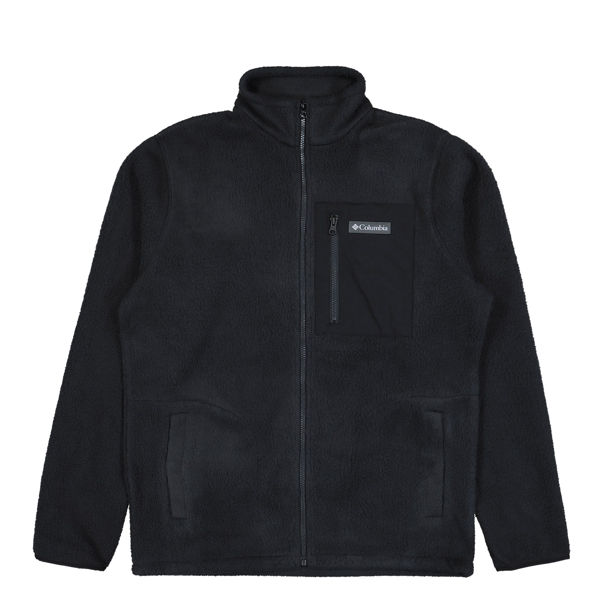 Columbia Jasper Ridge Pebbled Full Zip Fleece Black Fleece Jackets 2142421010 | Overkill