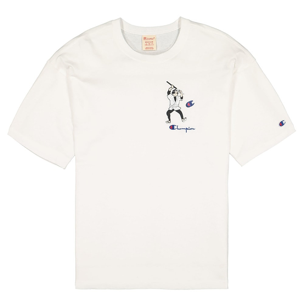 Champion Crewneck T-Shirt White T-Shirts 214419-WW007 | Overkill