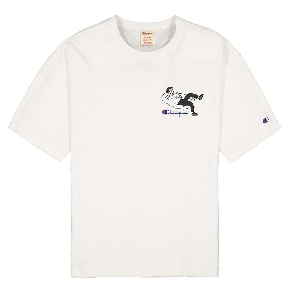 Champion Crewneck T-Shirt White T-Shirts 214419-WW010 | Overkill