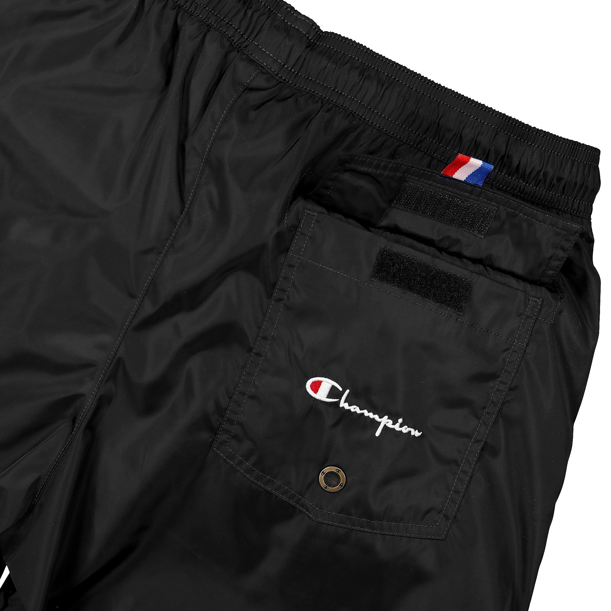 Champion Beach Short Black Shorts Close-up | Overkill