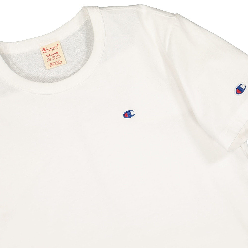 Champion Crewneck T-Shirt White T-Shirts Close-up | Overkill