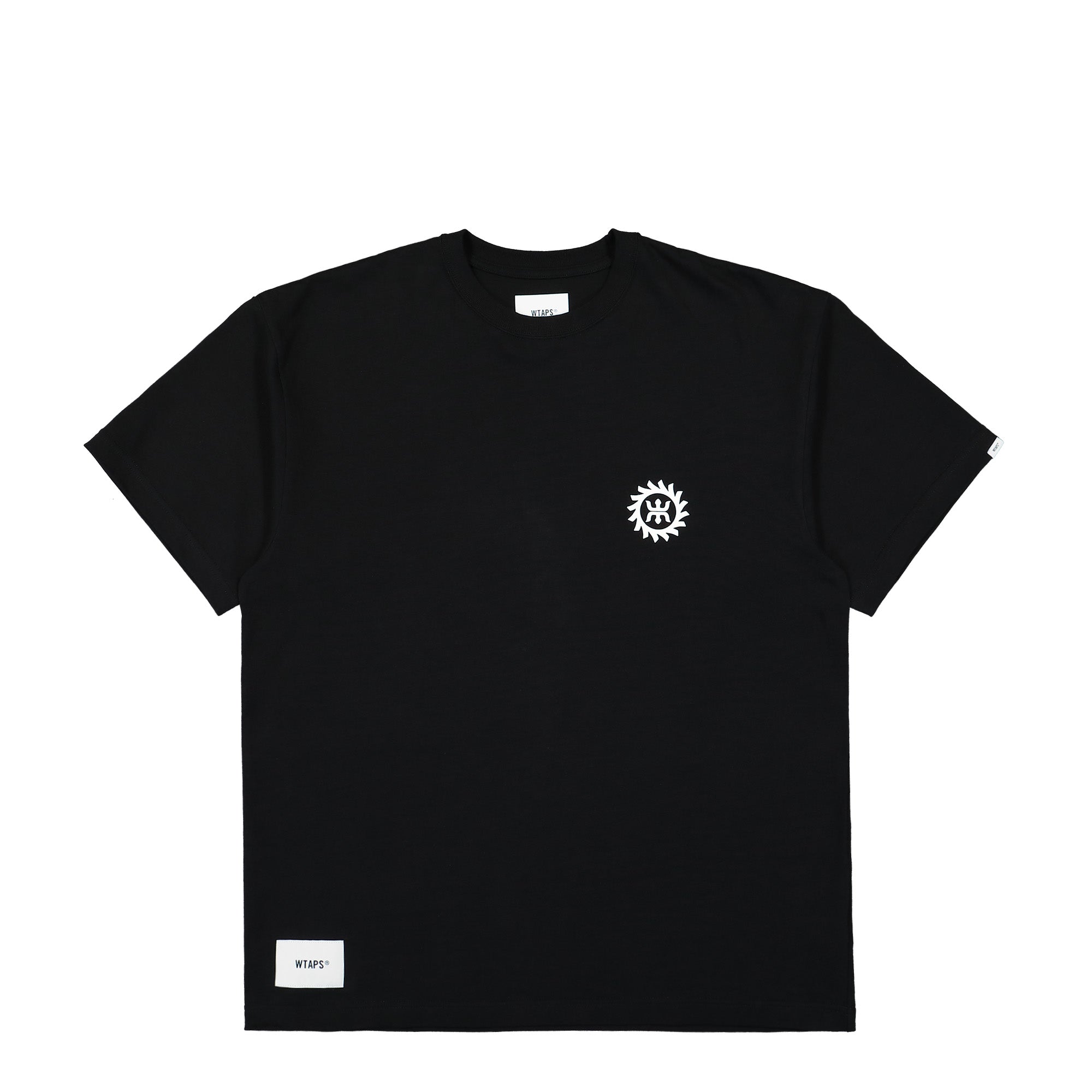 WTAPS OBJ 03 / SS / Cotton. Mon Black T-Shirts 241ATDT-CSM27 / Black | Overkill