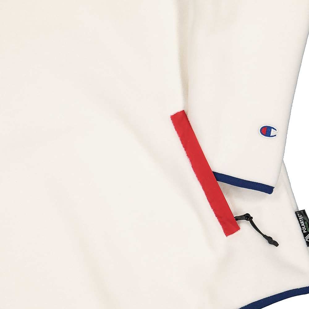 Champion Half Zip Top White Sweatshirts Detailfoto | Overkill