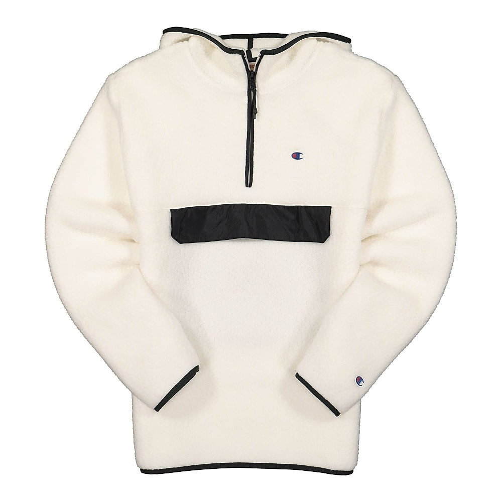 Champion Hooded Half Zip Top White Hoodies 215115-WW003 | Overkill
