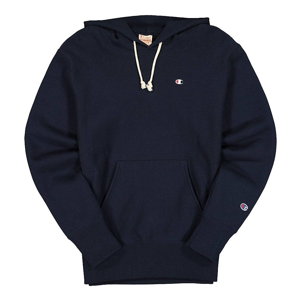 Champion Hooded Sweatshirt Navy Hoodies 215214-BS501 | Overkill