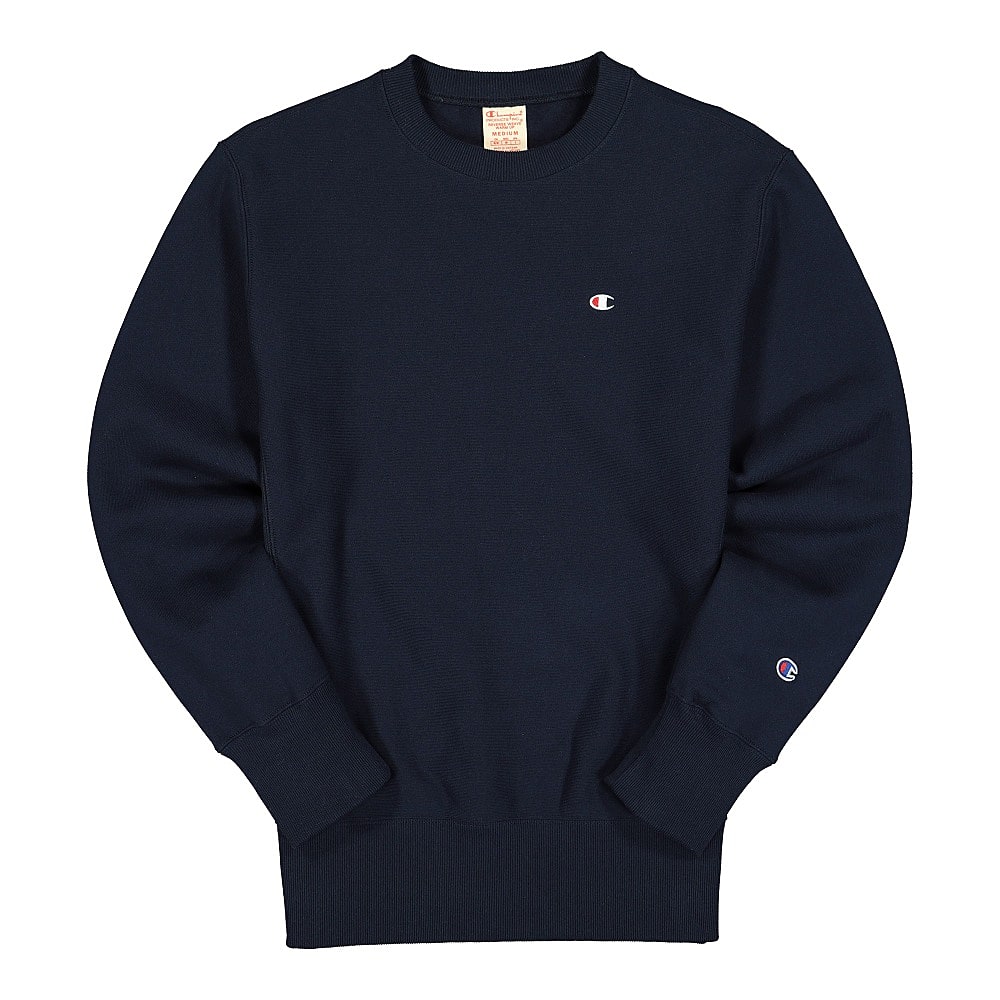 Champion Crewneck Sweatshirt Navy Sweatshirts 215215-BS501 | Overkill