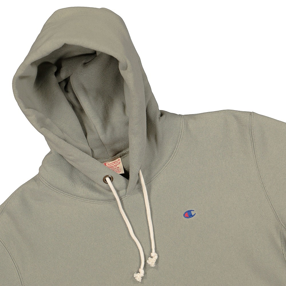 Champion Hooded Sweatshirt Green Hoodies Close-up | Overkill