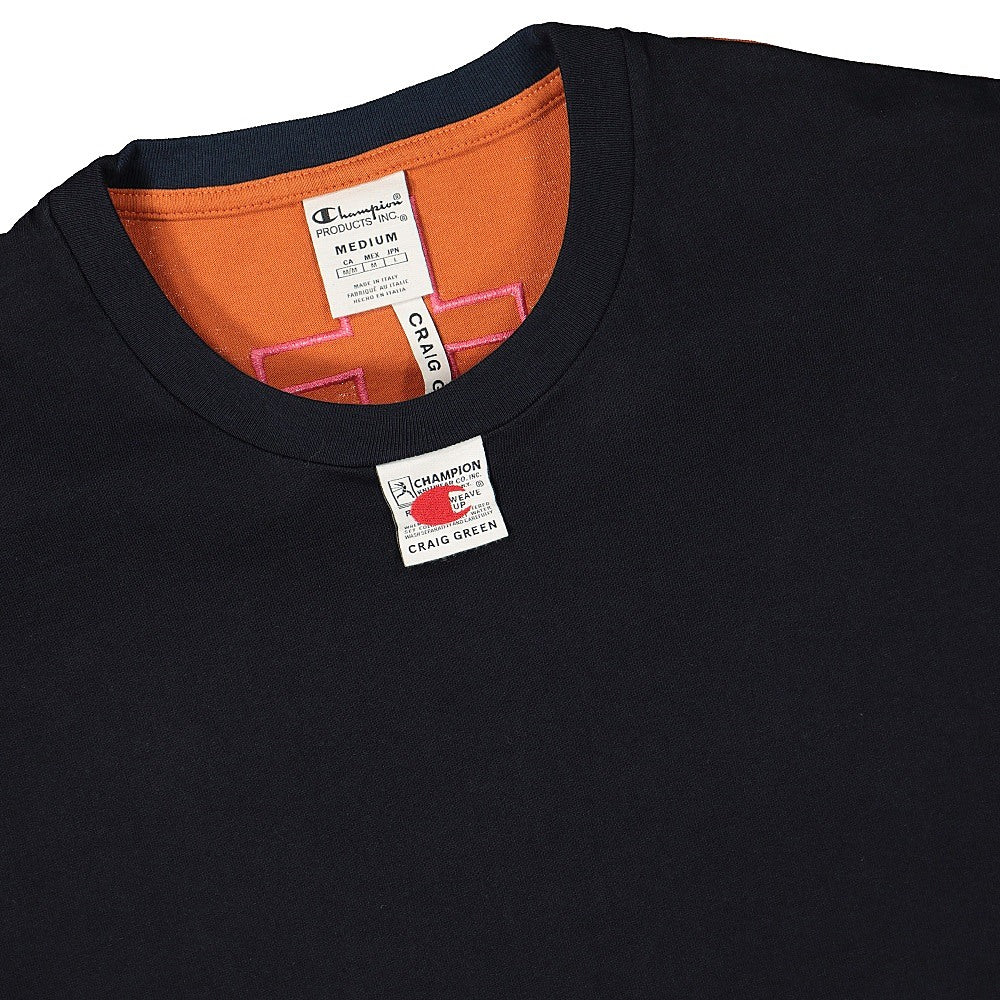 Champion Craig Green x Champion Crewneck T-Shirt Black T-Shirts Close-up | Overkill