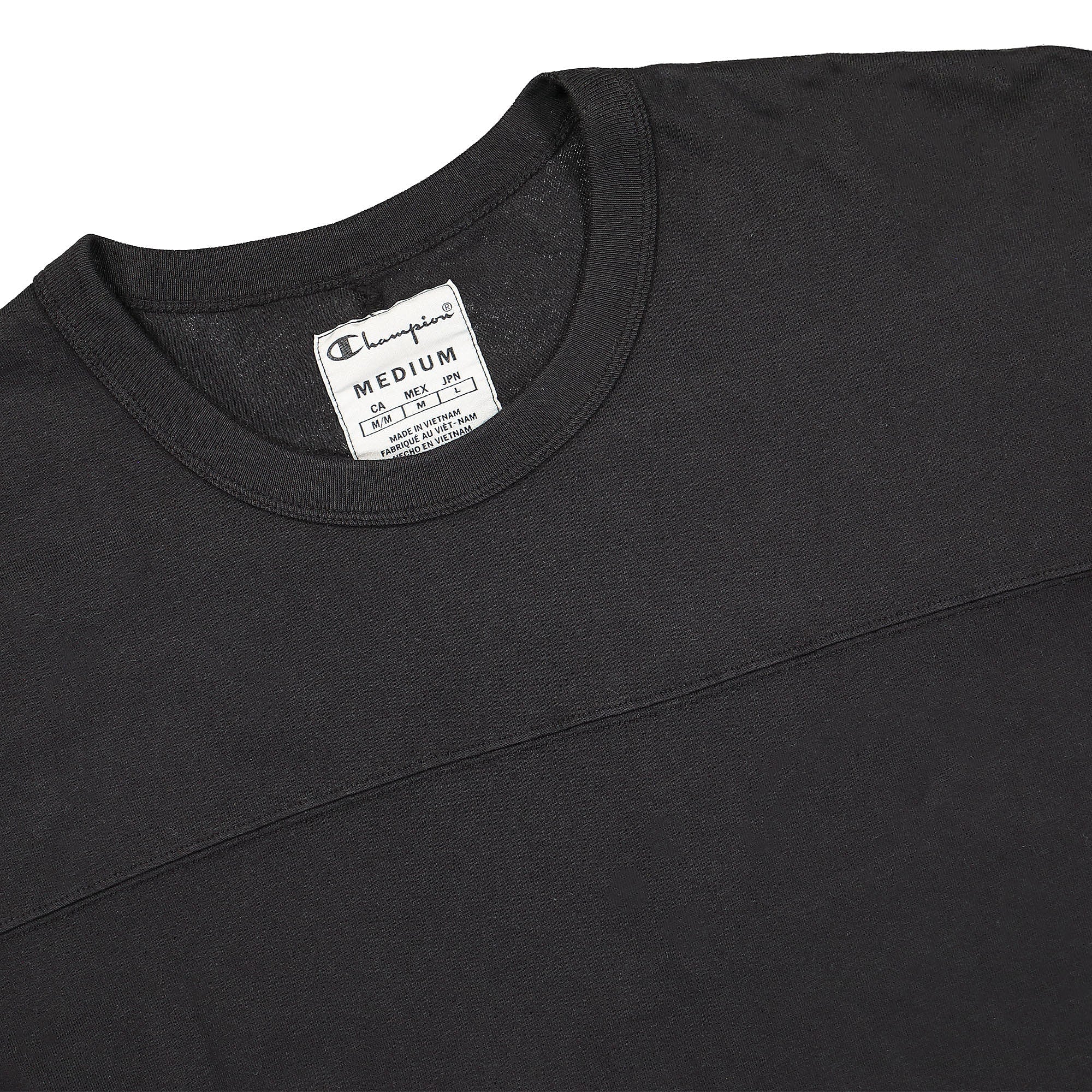 Champion Crewneck T-Shirt Black T-Shirts Close-up | Overkill