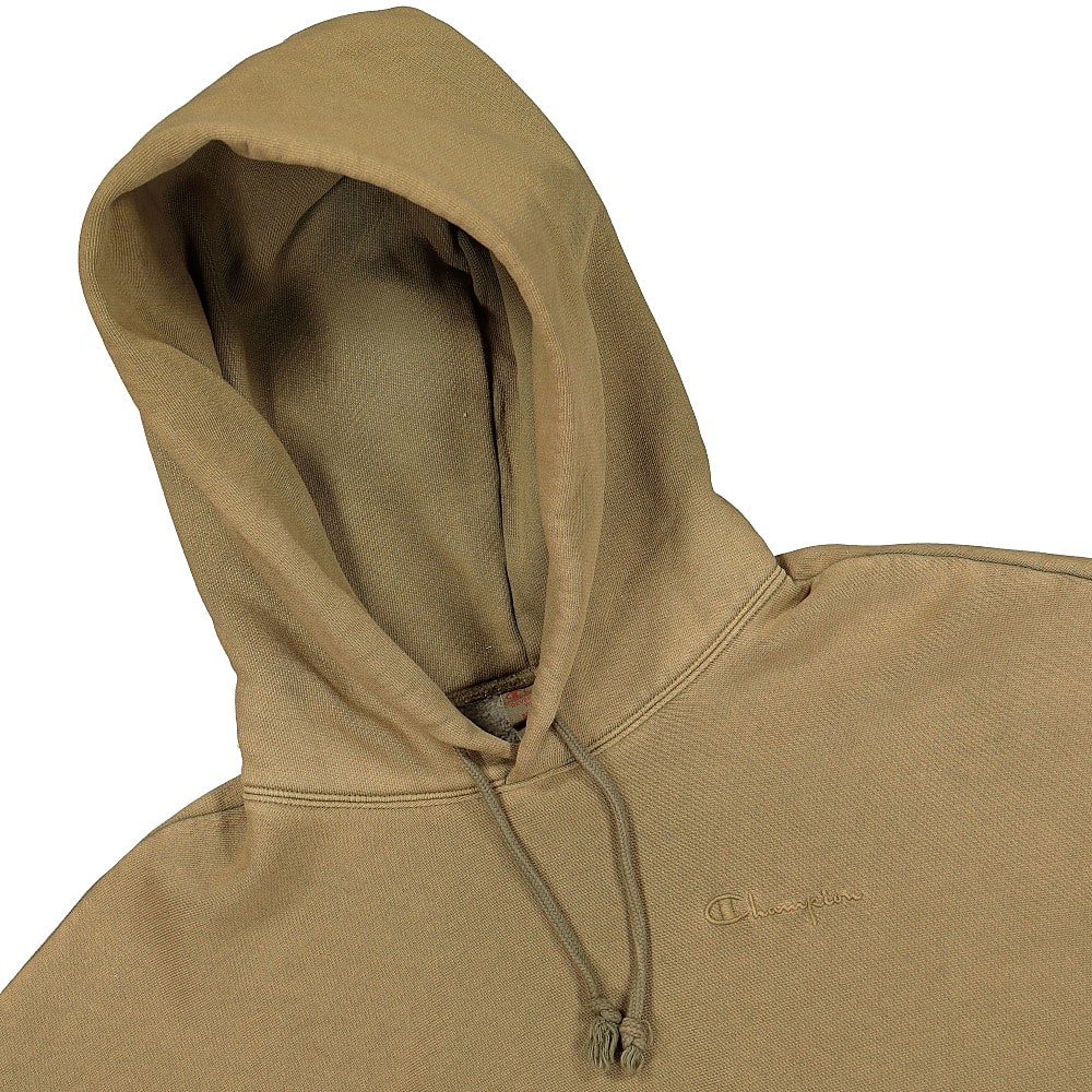 Champion Hooded Sweatshirt Green Hoodies Close-up | Overkill