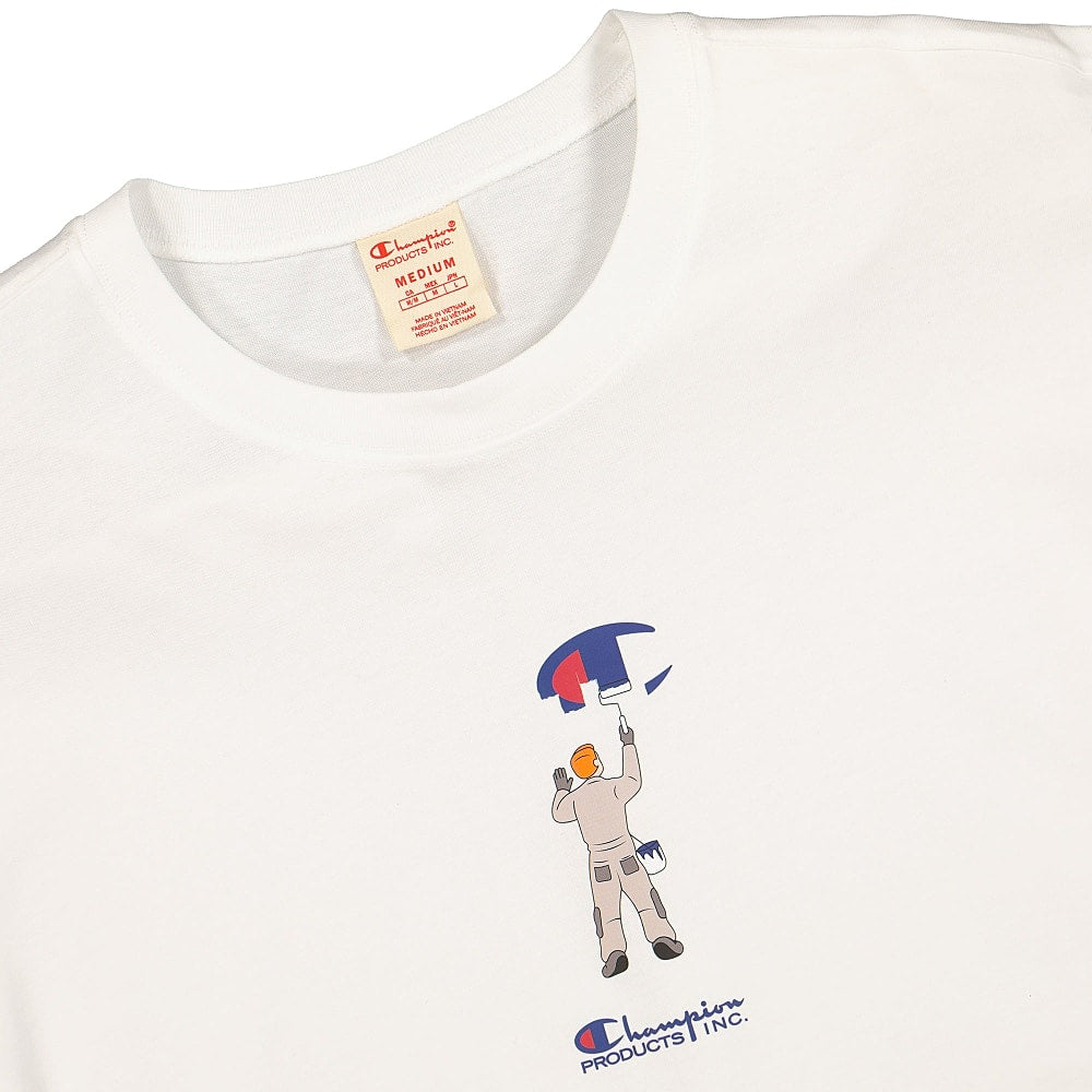 Champion T T-Shirt White T-Shirts Close-up | Overkill