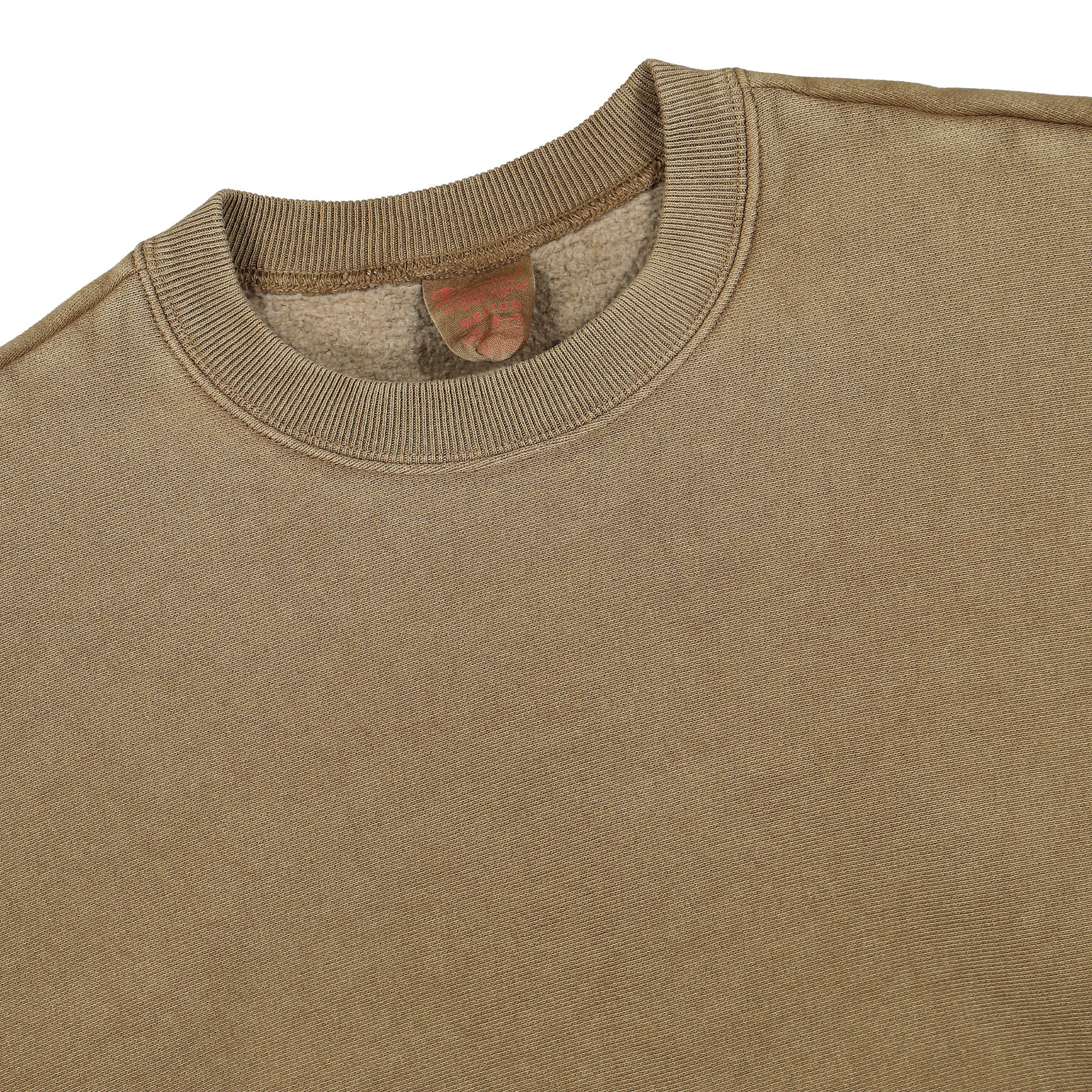 Champion Crewneck Sweatshirt Dark Ochre Sweatshirts Close-up | Overkill