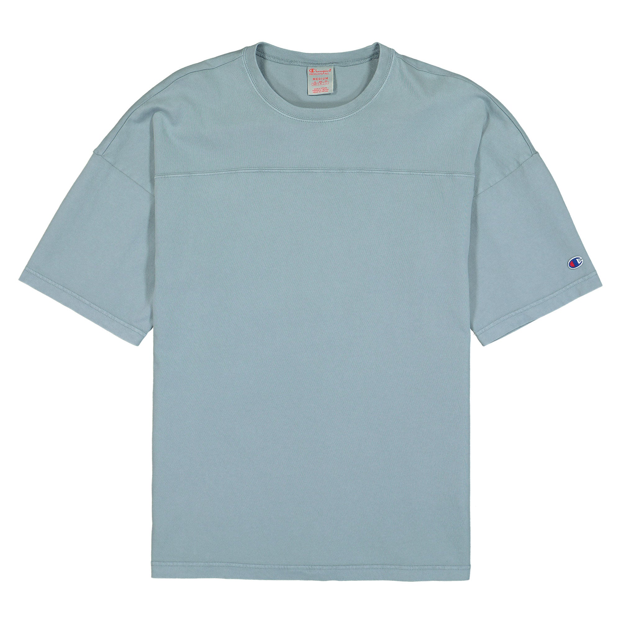 Champion Crewneck T-Shirt Blue Grey T-Shirts 216492-BS145 | Overkill