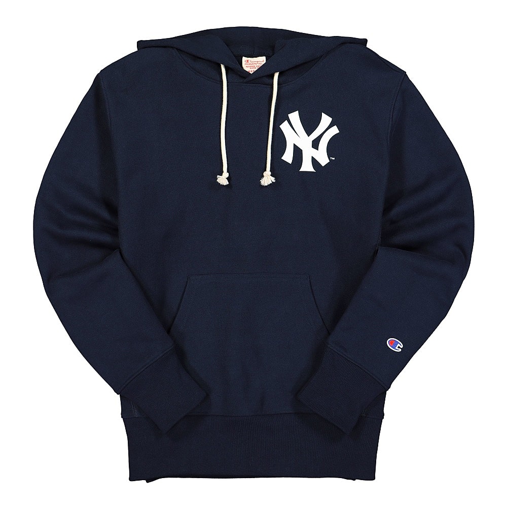 Champion Hooded Sweatshirt Navy Hoodies 216658-BS501 | Overkill
