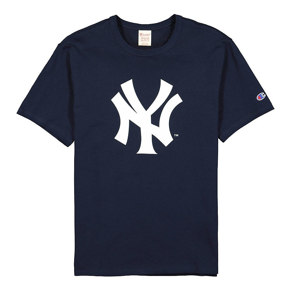Champion Crewneck Tee Navy T-Shirts 216676-BS501 | Overkill