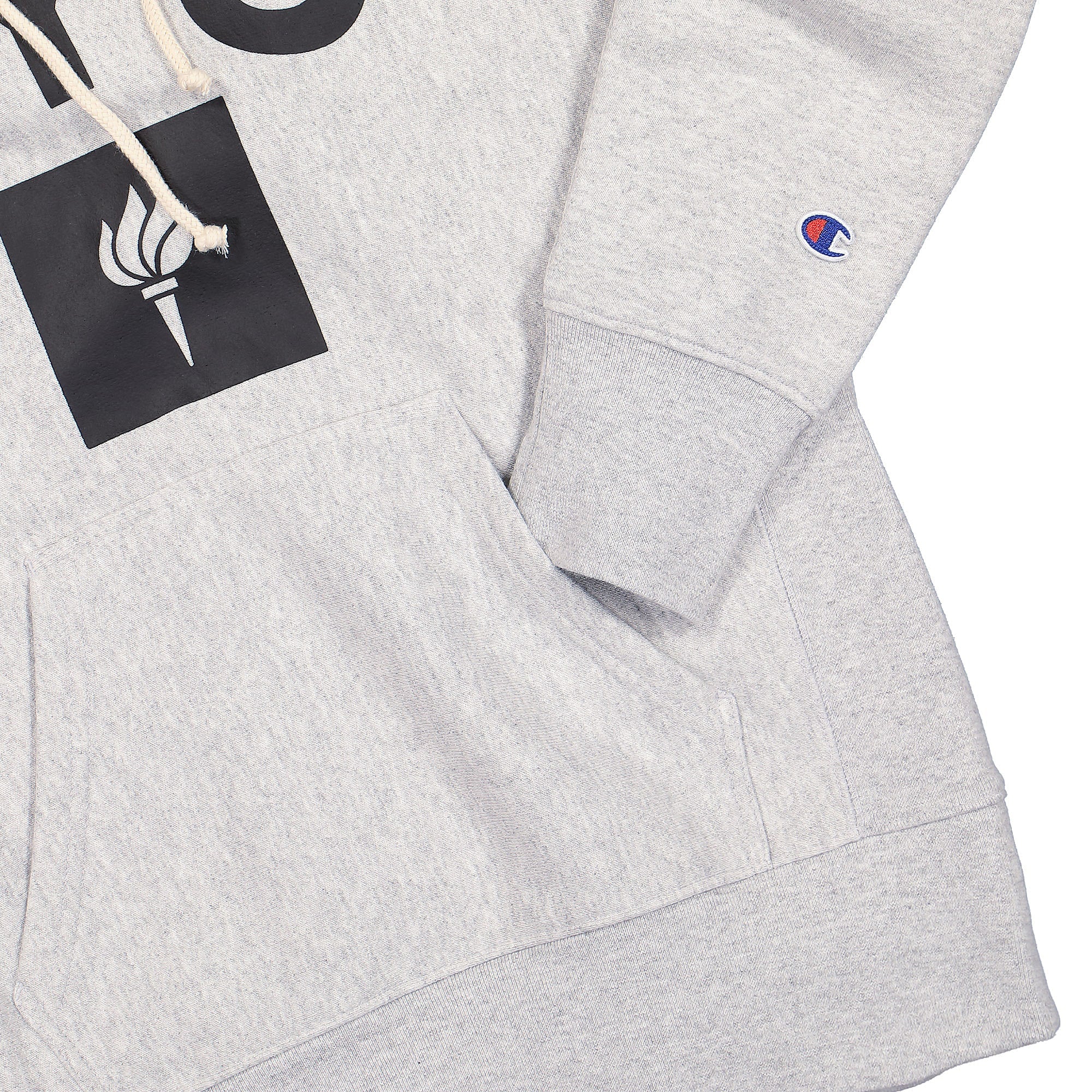 Champion Hooded Sweatshirt Grey Hoodies Detailfoto | Overkill