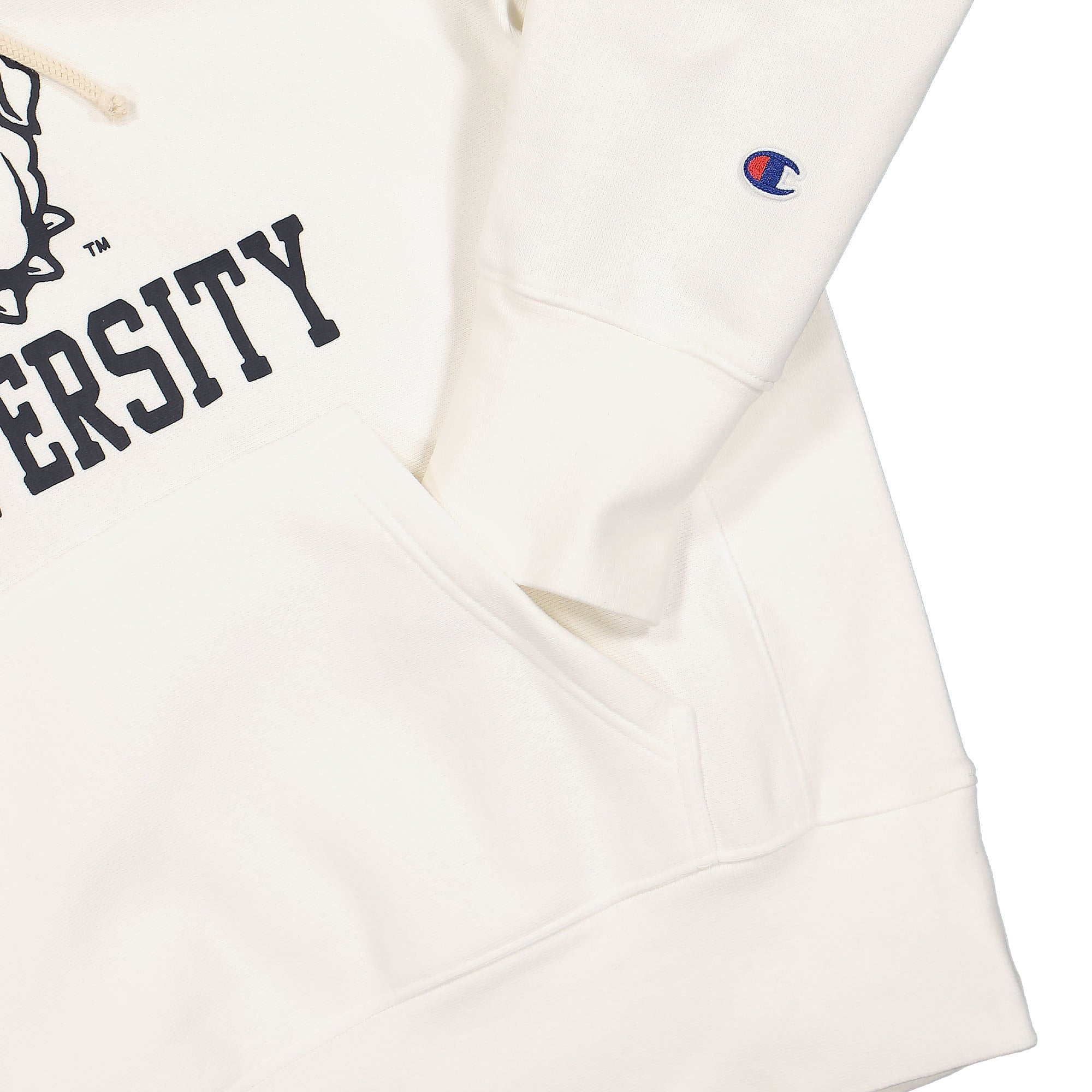 Champion Hooded Sweatshirt White Hoodies Detailfoto | Overkill