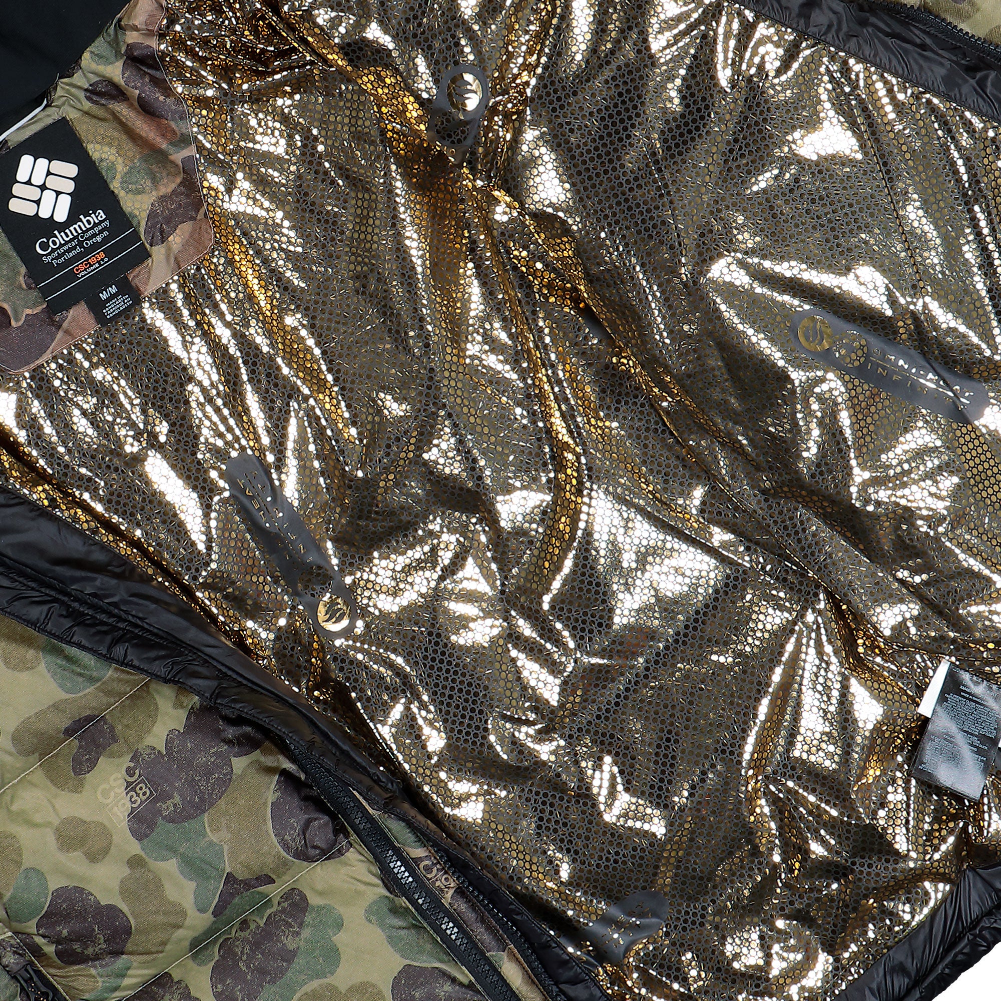 Columbia CSC1938™ Dually Mountain Jacket British Tan Duck Camo Puffer Jackets 2176841265 Detail View 7 | Overkill