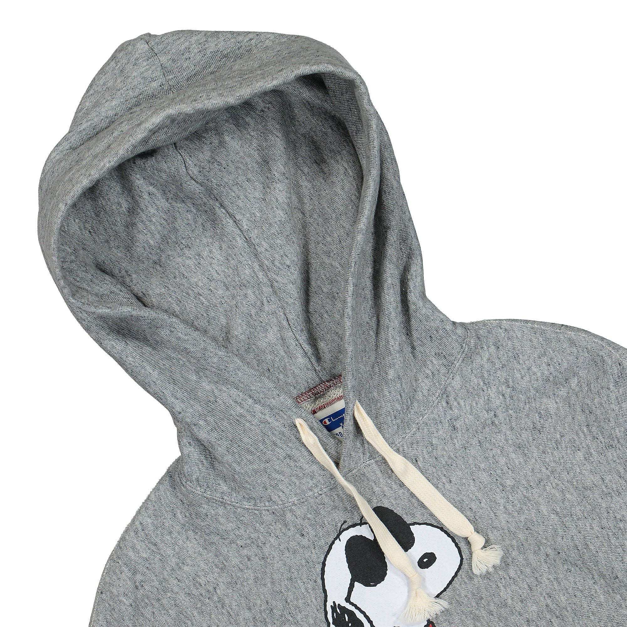 Champion Hooded Sweatshirt Antique Grey Mix Hoodies Close-up | Overkill