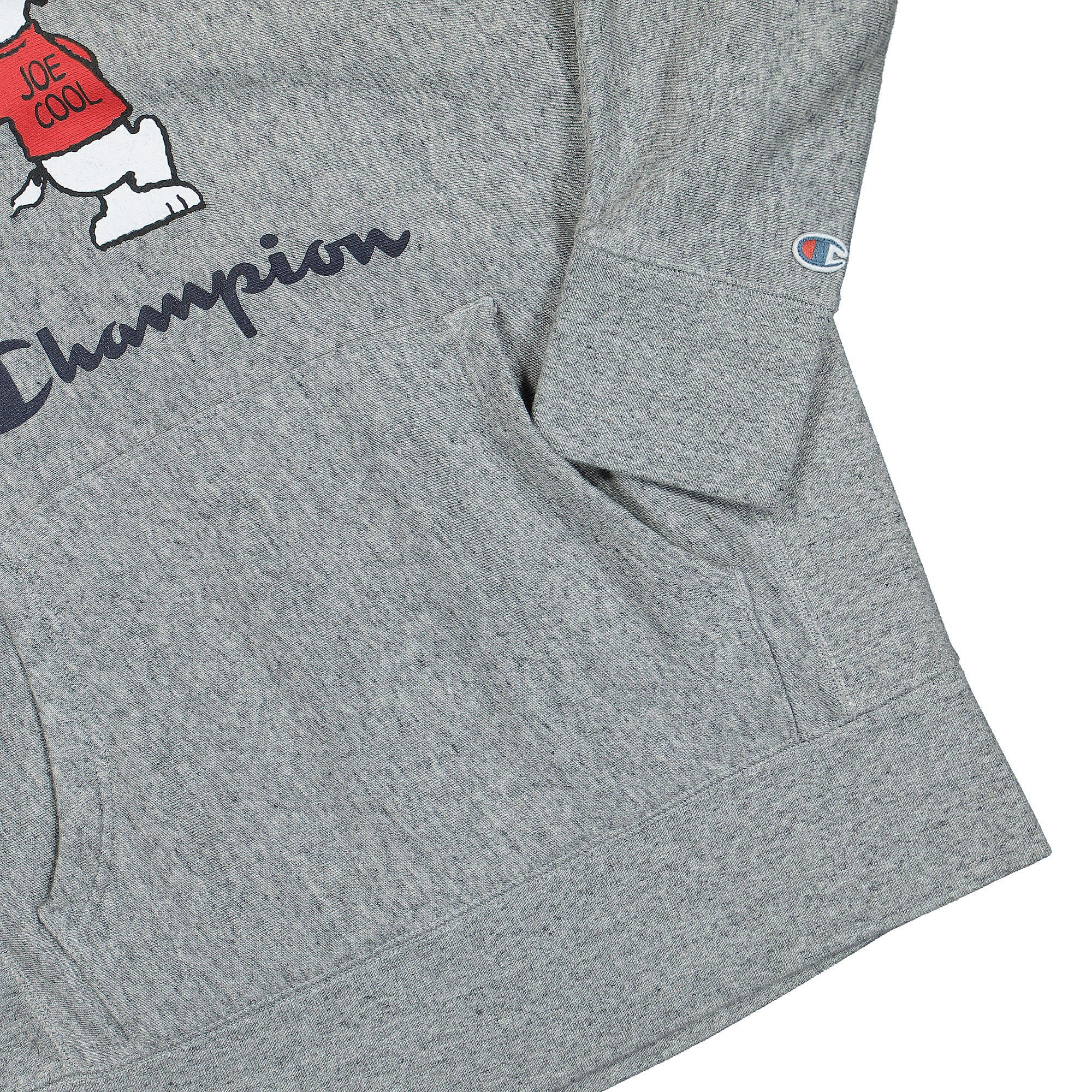 Champion Hooded Sweatshirt Antique Grey Mix Hoodies Detailfoto | Overkill