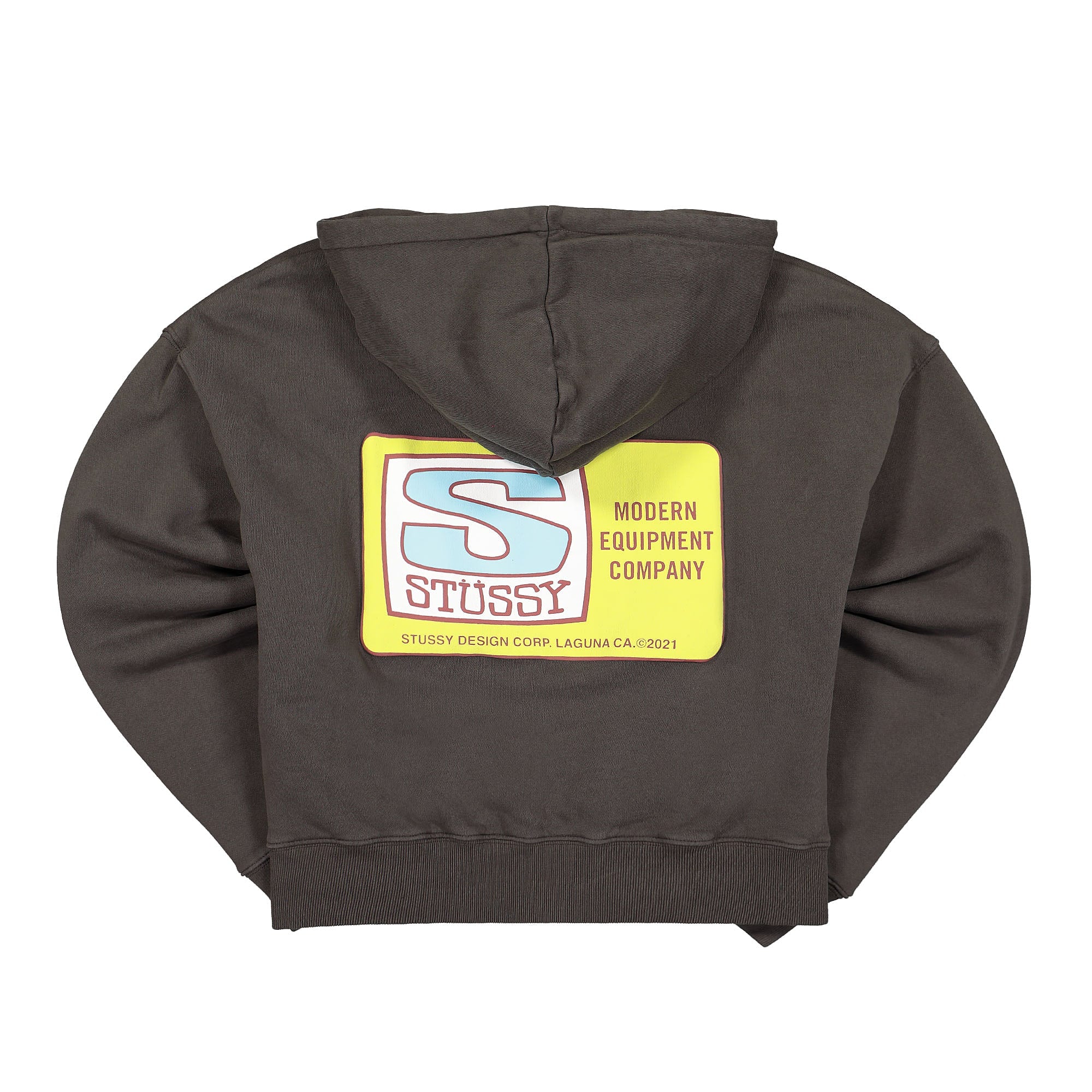 Stussy AgneSS Boxy Crop Hood Charcoal Hoodies Material | Overkill