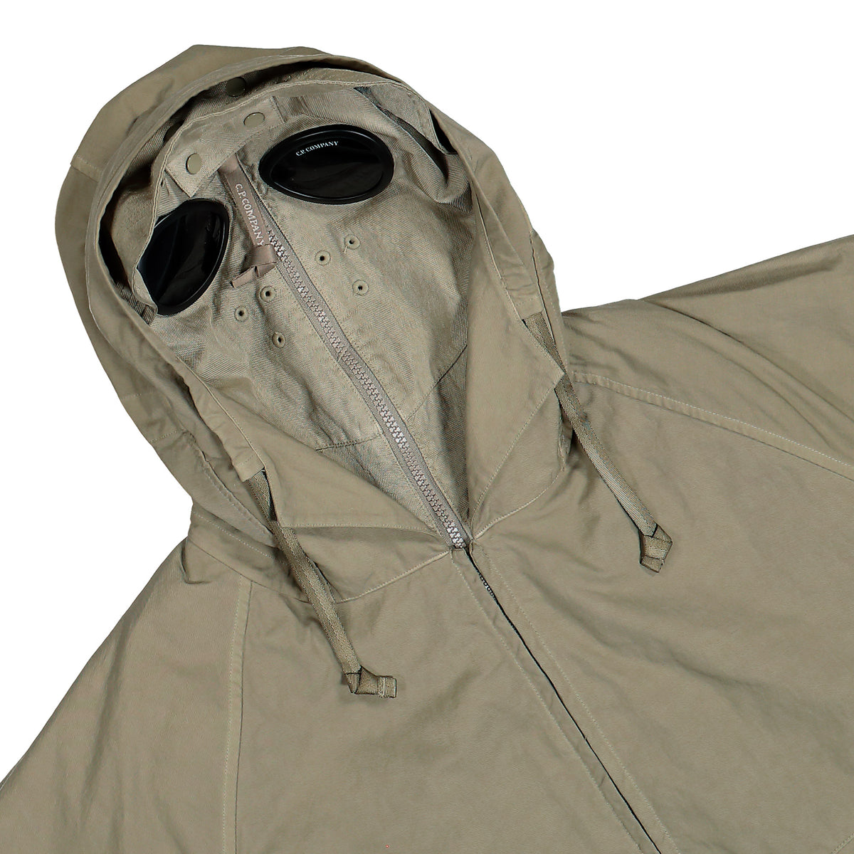 C.P. Company Twill Mixed Explorer Jacket Fallen Rock Jackets 21CMOW078A-110305G 356 Detailfoto | Overkill
